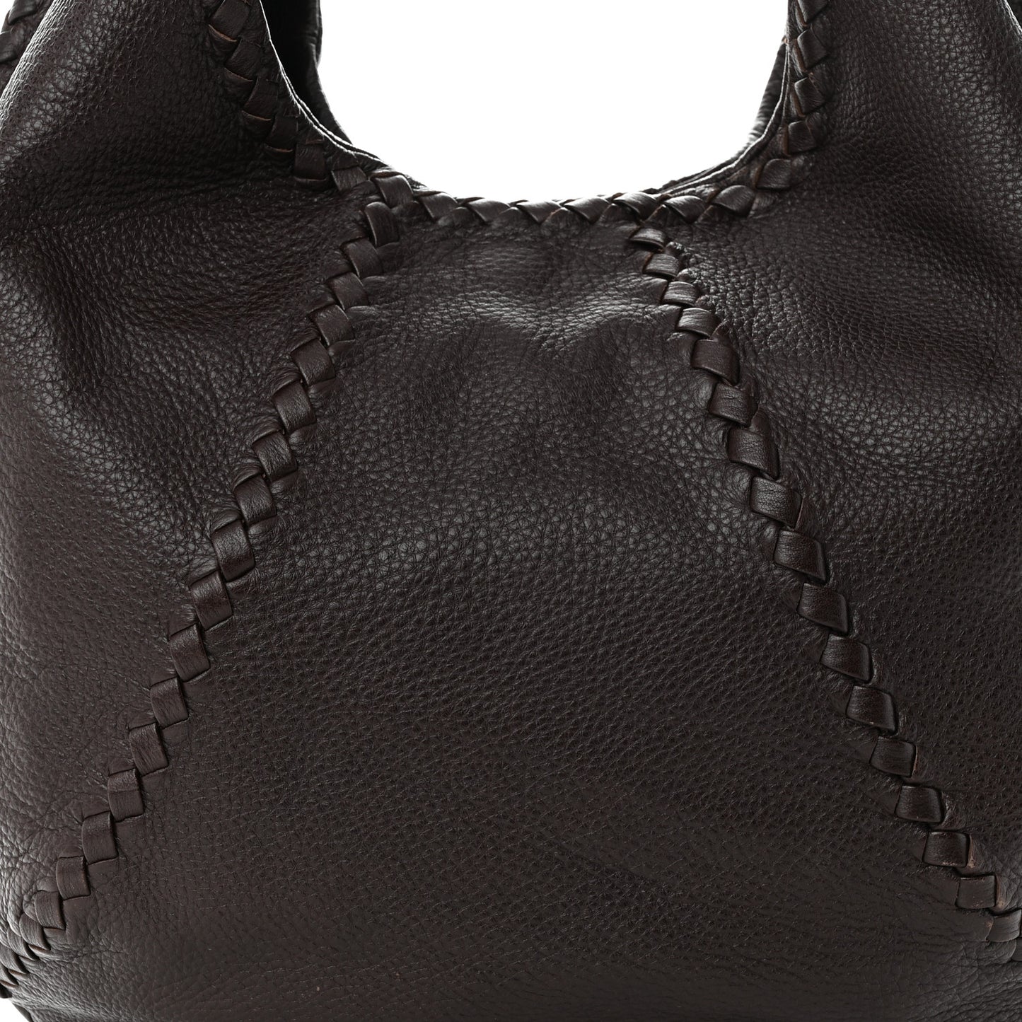 Cervo Deerskin Large Hobo Ebano