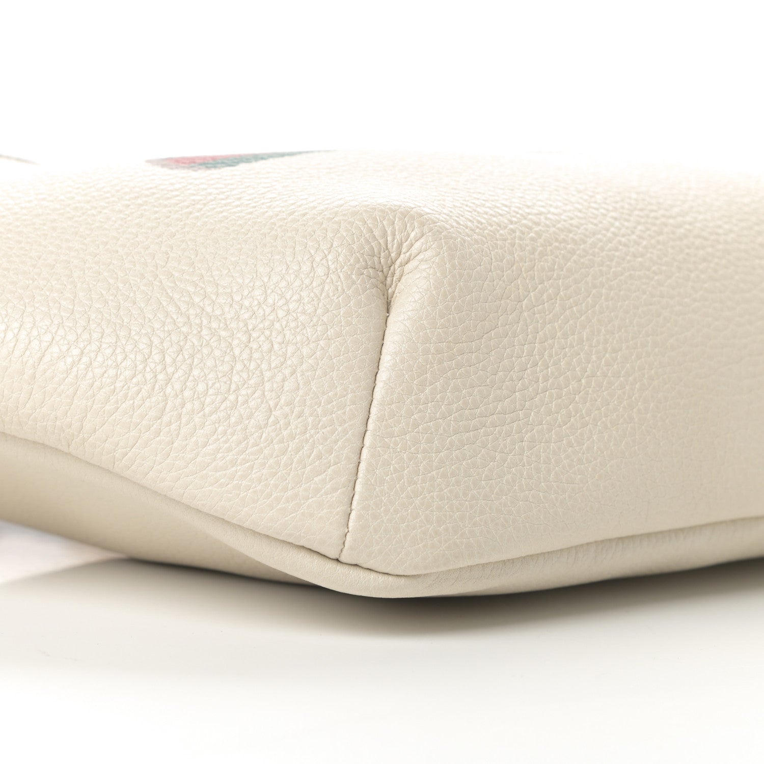 Gucci Grained Calfskin Logo Belt Bag White 9 of 11