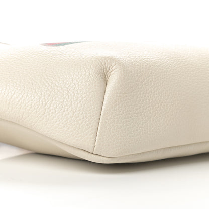 Gucci Grained Calfskin Logo Belt Bag White 9 of 11