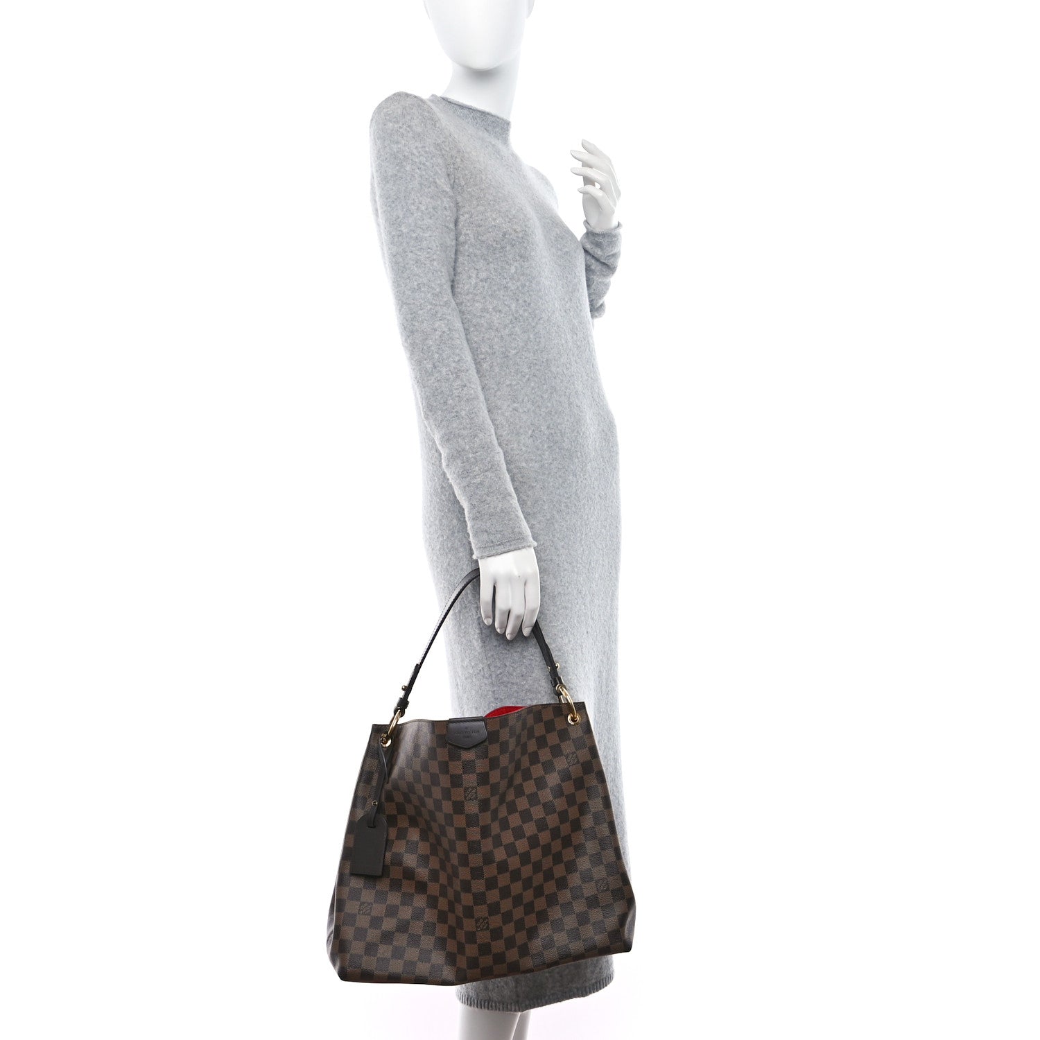 Louis Vuitton LOUIS VUITTON Damier Ebene Graceful MM 2 of 8