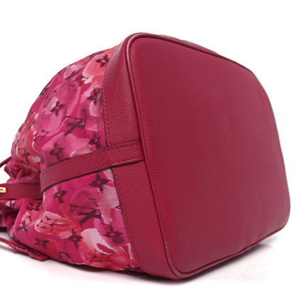 Louis Vuitton Nylon Monogram Ikat Noefull MM Rose Indien 17 of 23