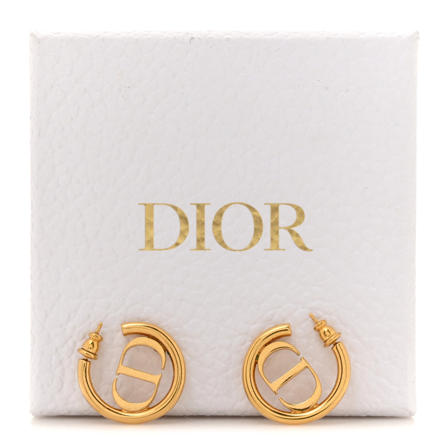 Metal 30 Montaigne Hoop Earrings Aged Gold