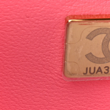 Chanel Lambskin Quilted CC In Love Heart Bag Pink 7 of 14