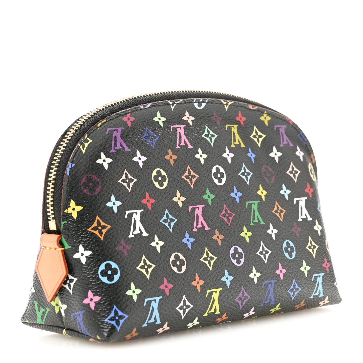 Monogram Multicolor Cosmetic Pouch Black Grenade