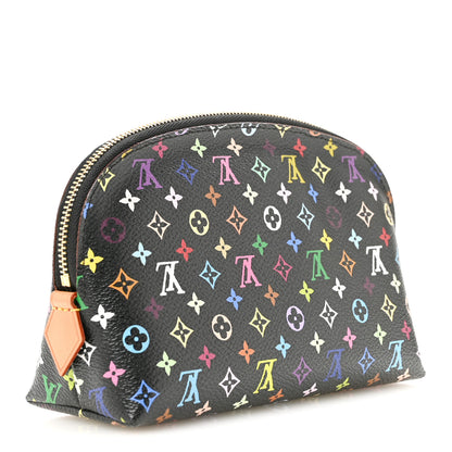 Louis Vuitton Monogram Multicolor Cosmetic Pouch Black Grenade 3 of 8