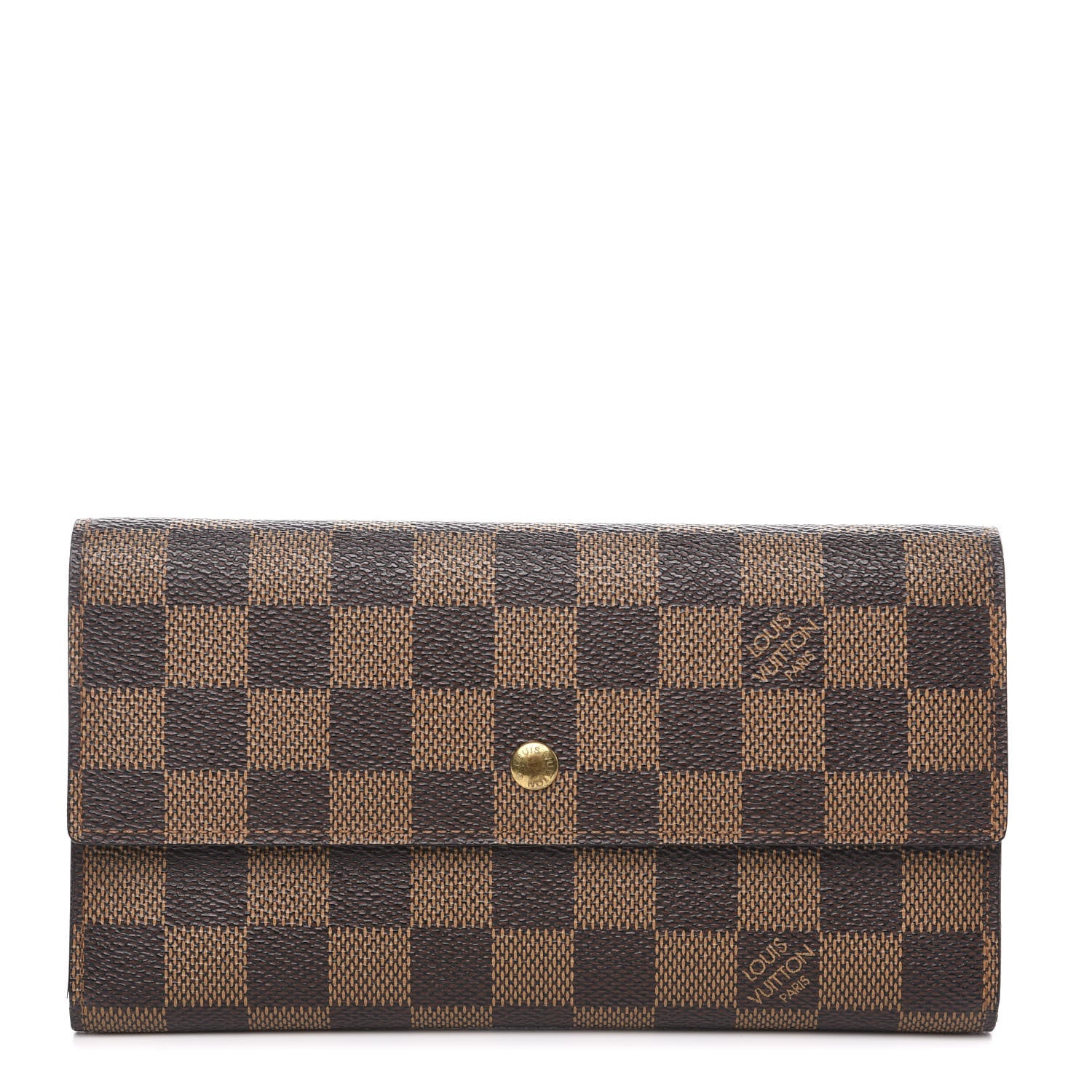 Louis Vuitton Damier Ebene Porte Tresor International Wallet 1 of 9