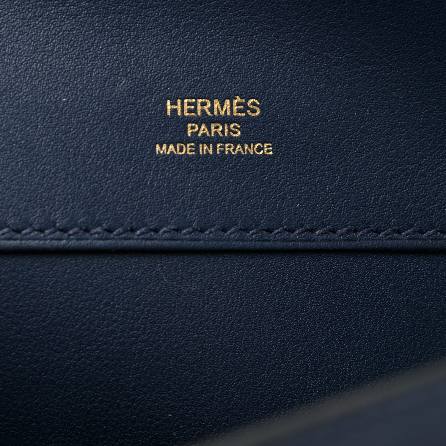 Hermes Swift Kelly Cut Clutch Pochette Bleu Navy 5 of 7