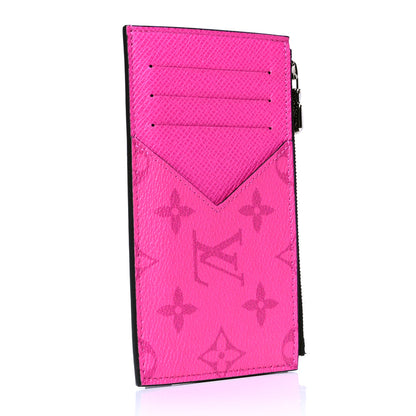 Louis Vuitton Taigarama Coin Card Holder Fuchsia 2 of 4