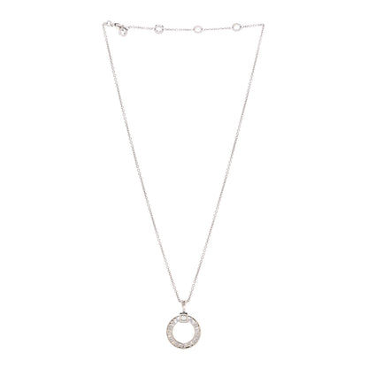 Bulgari 18K White Gold Diamond BVLGARI BVLGARI Pendant Necklace 2 of 5