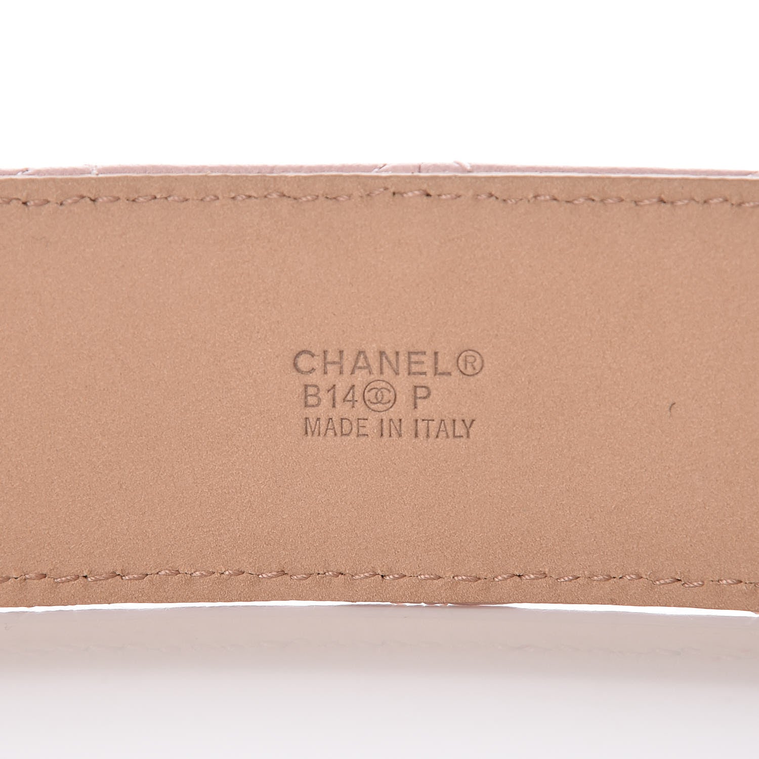 Chanel Lambskin Quilted CC Belt 90 36 Pink 4 of 8