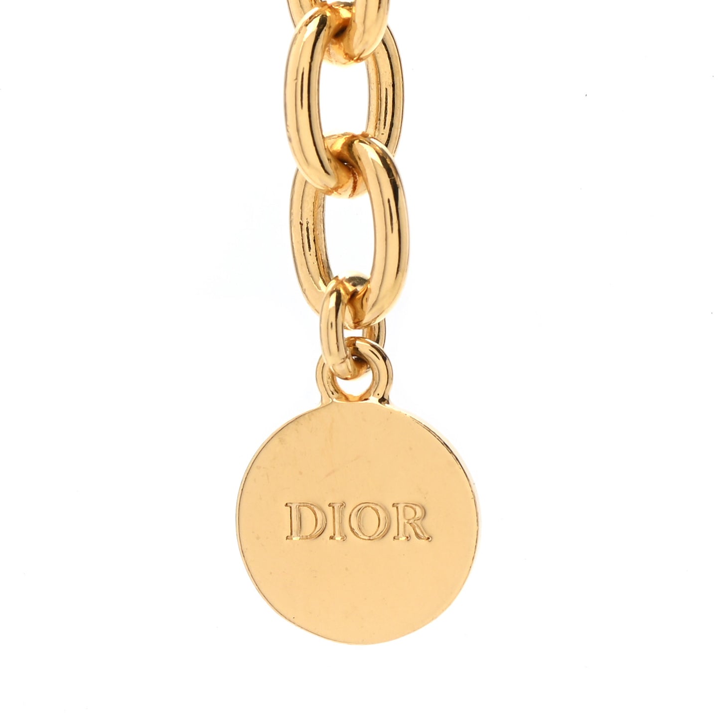Metal Danseuse Etoile Chain Choker Necklace Gold