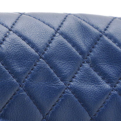 Chanel Calfskin Quilted Medium Boy Flap Blue 5 of 12