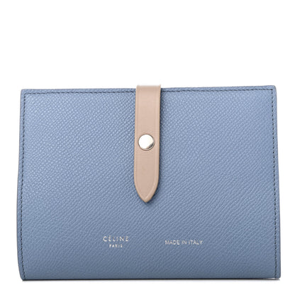 Celine Grained Calfskin Strap Passport Cover Porcelain 1 of 8