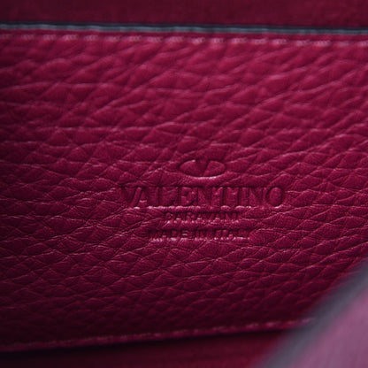 Valentino Garavani Pebbled Calfskin Medium Rockstud Flip Lock Crossbody Bag Camelia 6 of 7
