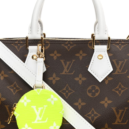 Louis Vuitton Monogram LV Match Speedy Bandouliere 25 White 6 of 6