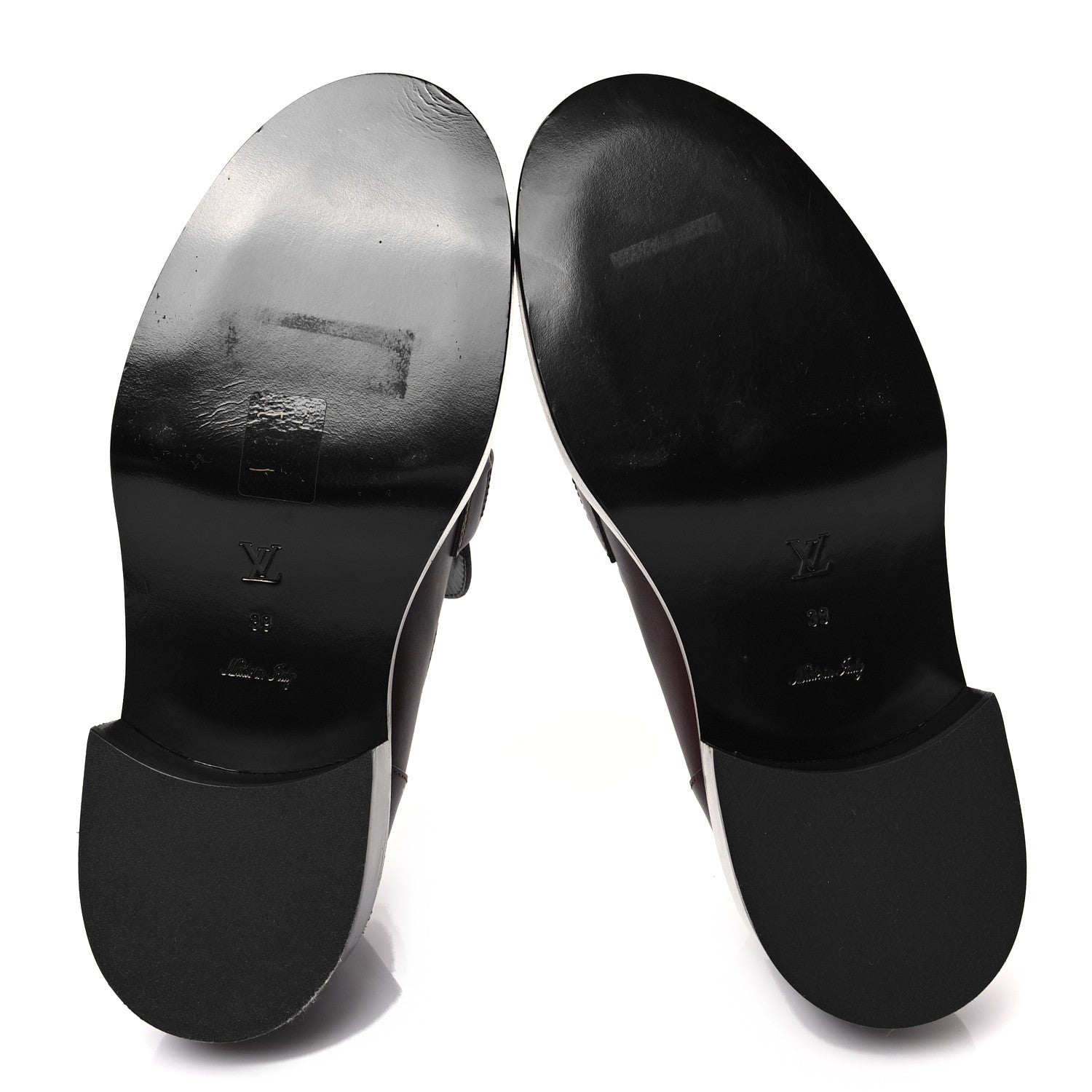 Louis Vuitton Calfskin Academy Loafers Burgundy 39 Burgundy 6 of 7