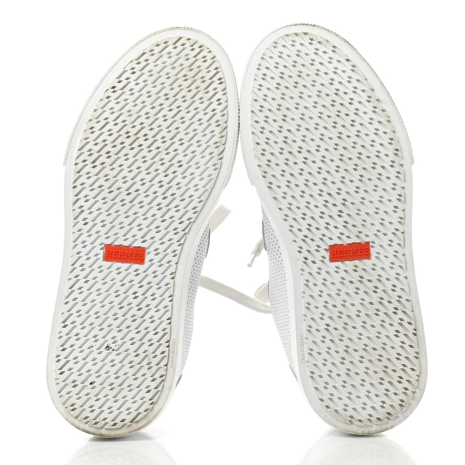 Hermes Calfskin Perforated Day Sneakers 36 White 5 of 12