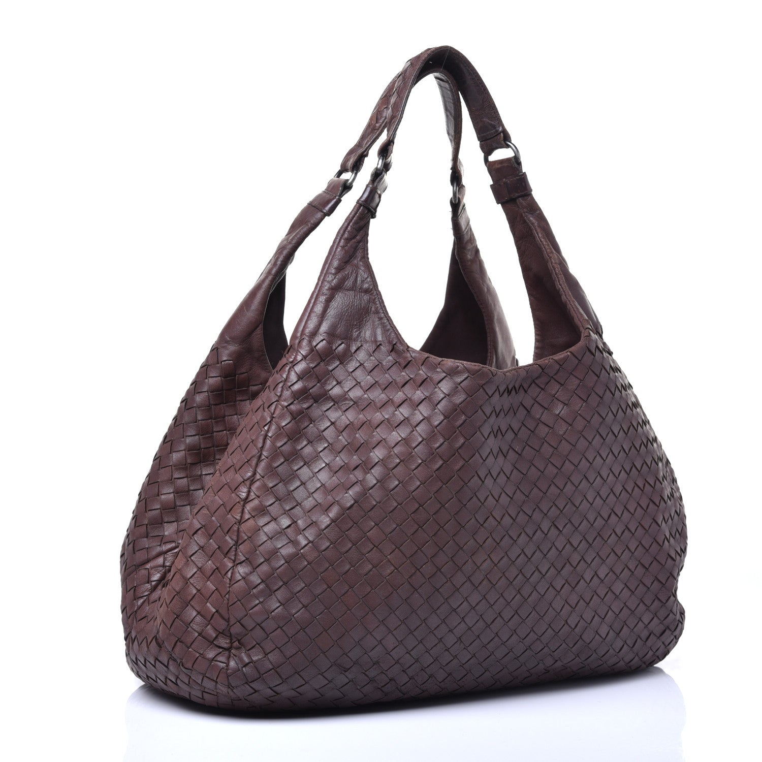 Bottega Veneta Nappa Intrecciato Large Campana Ebano 3 of 14