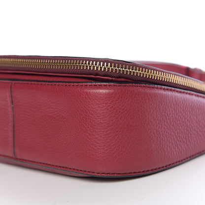 Marc Jacobs Pebbled Calfskin Recruit Nomad Crossbody Red 8 of 8