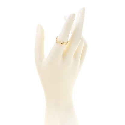 Tiffany 18K Yellow Gold Narrow Paloma Picasso Olive Leaf Band Ring 54 7 2 of 5
