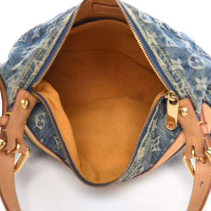 Louis Vuitton Monogram Denim Baggy PM Blue 6 of 10