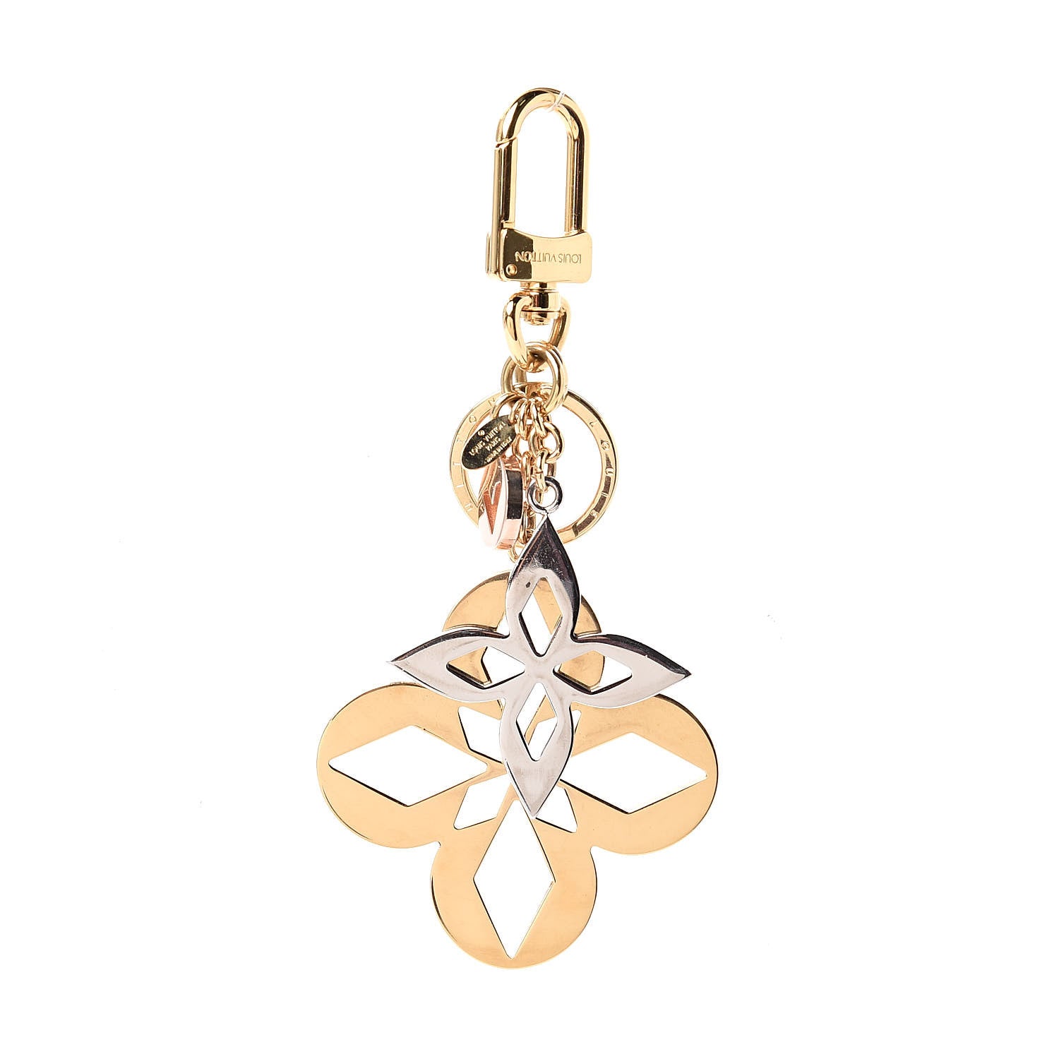 Louis Vuitton Malletage Blossom Bag Charm Key Holder 1 of 4