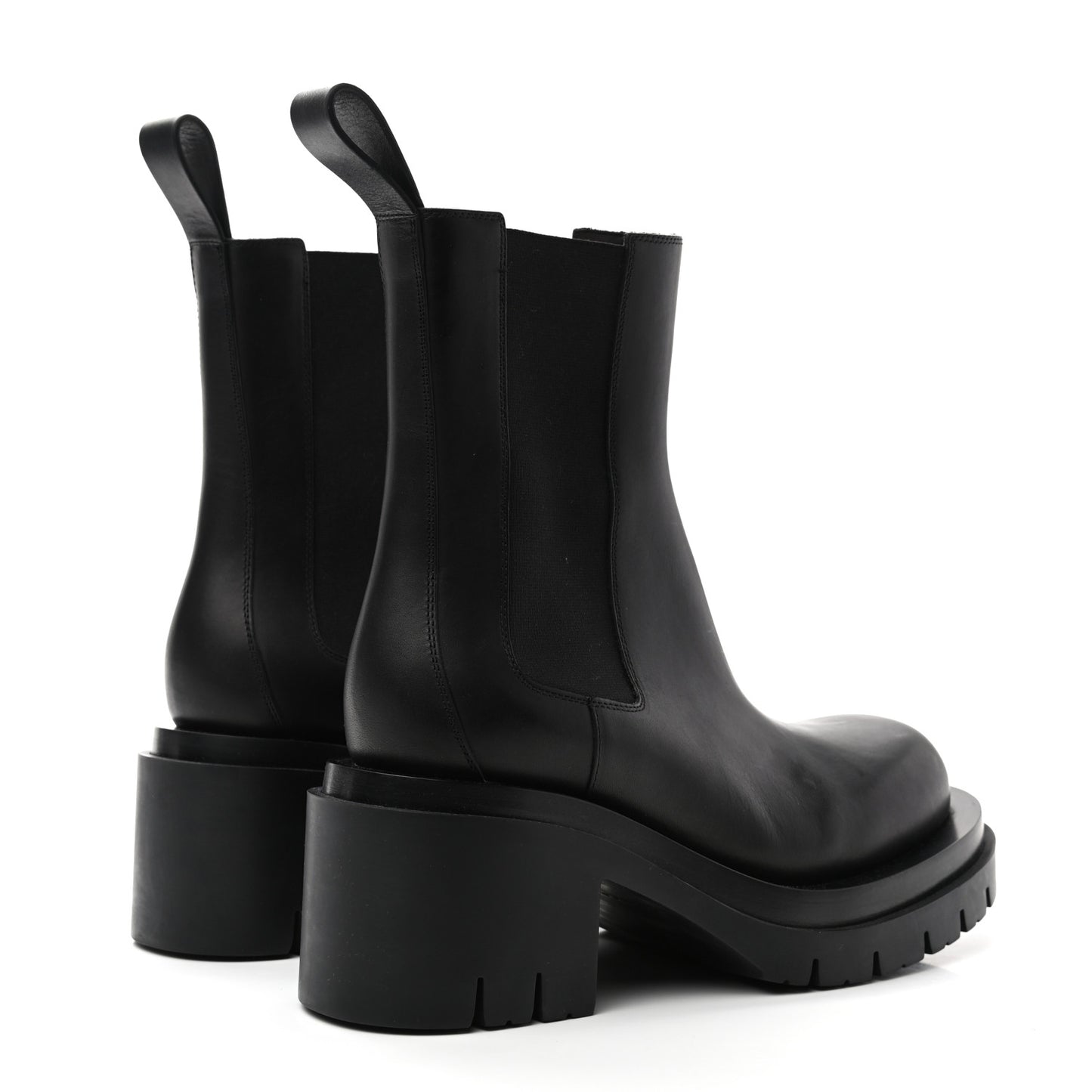 Calfskin The Lug Chelsea 30/70mm Ankle Boots 38.5 Black