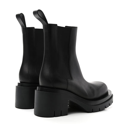Bottega Veneta Calfskin The Lug Chelsea 30/70mm Ankle Boots 38.5 Black 4 of 9