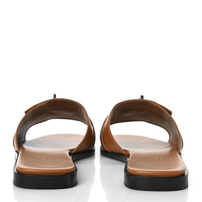 Hermes Calfskin Giulia Sandals 37 Naturel 5 of 11