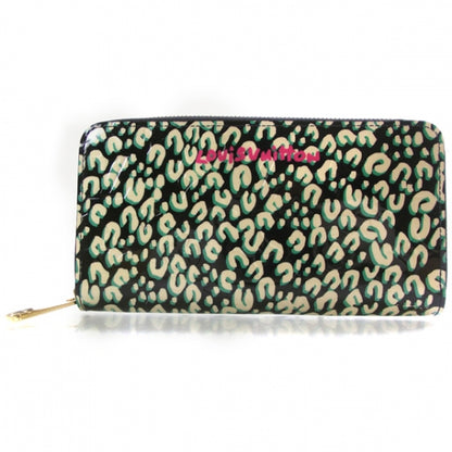 Louis Vuitton Leopard Zippy Wallet Blue Infini 1 of 7