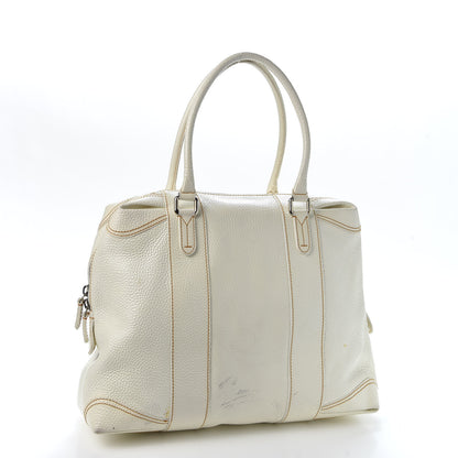 Fendi Grained Calfskin Large B Mix Tote White 2 of 11
