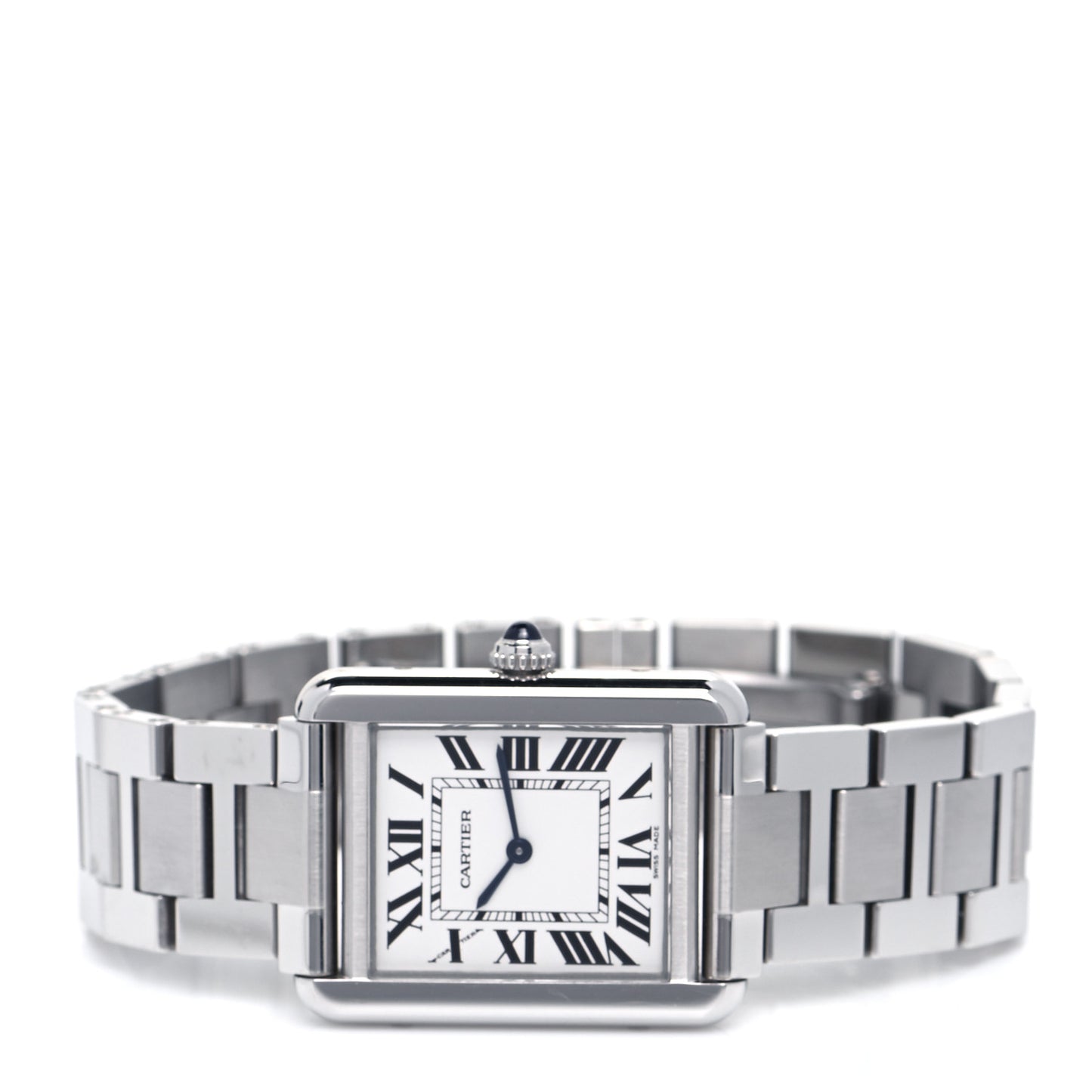 Stainless Steel 24mm Tank Solo Quartz Watch