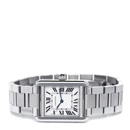 Cartier Stainless Steel 24mm Tank Solo Quartz Watch 2 of 5