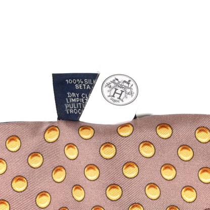 Hermes Silk Grand Tralala Twilly Marron Glacé Marine Gold 4 of 4
