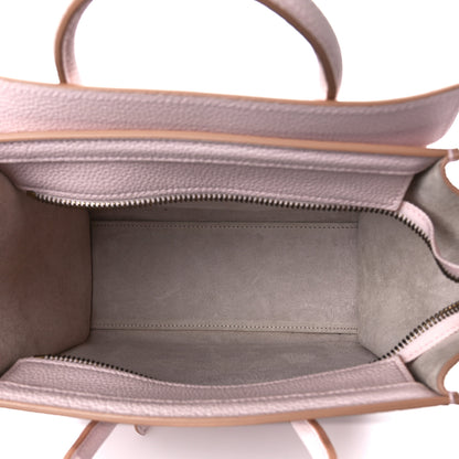 Celine Drummed Calfskin Nano Luggage Pale Pink 5 of 13