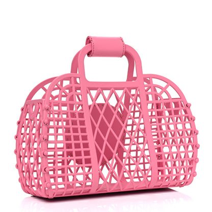 Fendi Recycled Plastic Vitello Liberty Matte Small Fendi Basket Rosa 2 of 4