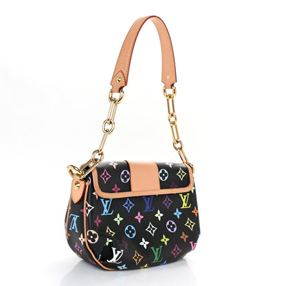 Louis Vuitton Monogram Multicolor Patti Black 2 of 8