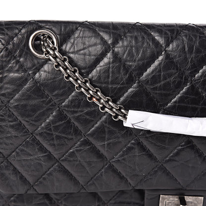 Chanel Aged Calfskin Quilted 2.55 Reissue 226 Flap Black 12 of 15