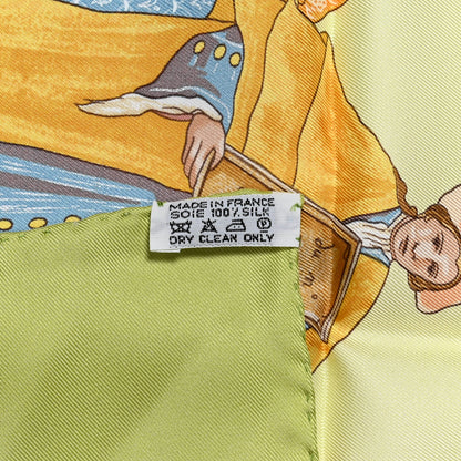 Hermes Silk Turqueries en L'Honneur Scarf 90 5 of 5