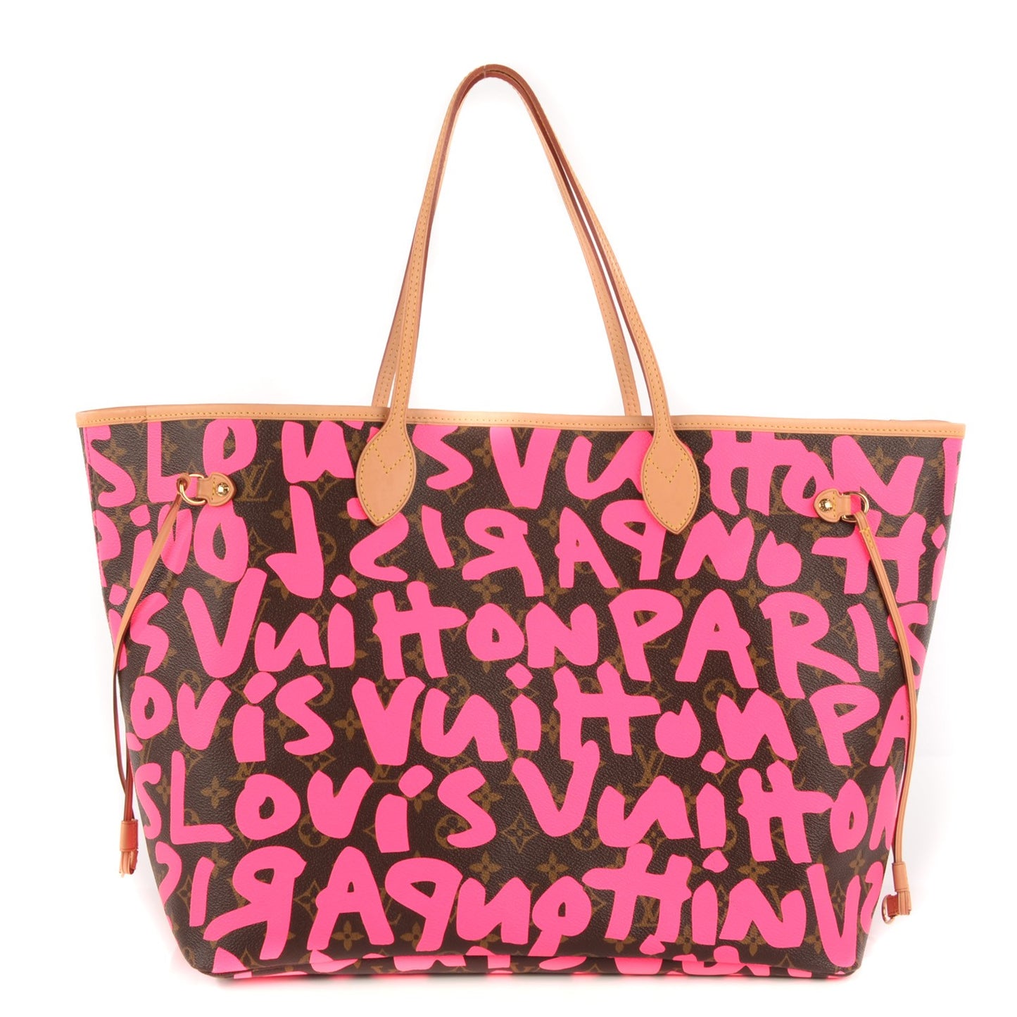Monogram Graffiti Neverfull GM Fuchsia