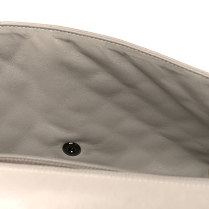 Chanel Lambskin Quilted Maxi Single Flap Beige 11 of 32