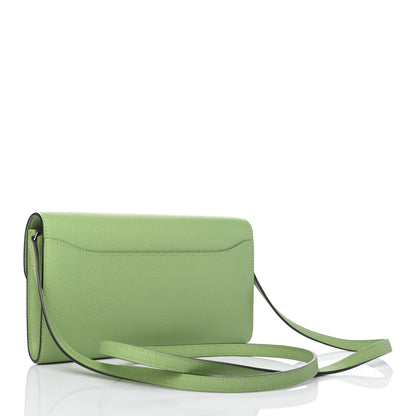 Hermes Epsom Constance Long To Go Wallet Vert Criquet 2 of 4