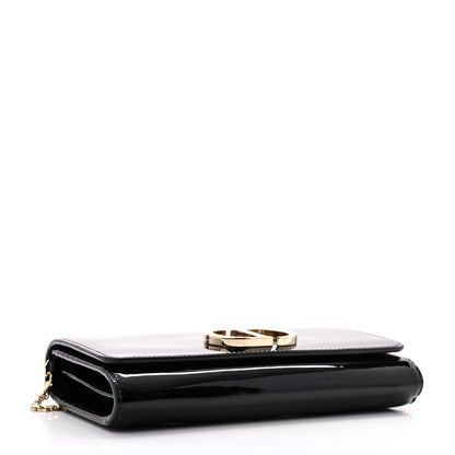 Christian Dior Patent 30 Montaigne Pouch Black 4 of 13
