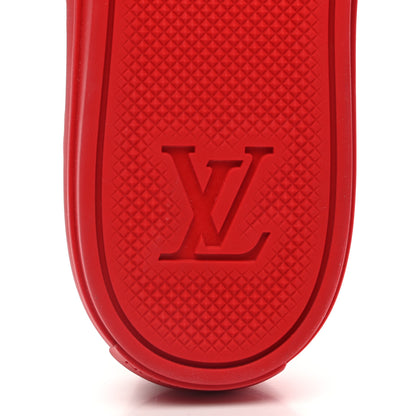 Louis Vuitton Canvas Escale Stellar Sneakers 38 Red 7 of 9