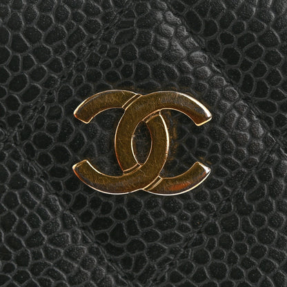 Chanel Caviar Quilted Classic Zipped Coin Purse Black 8 of 10