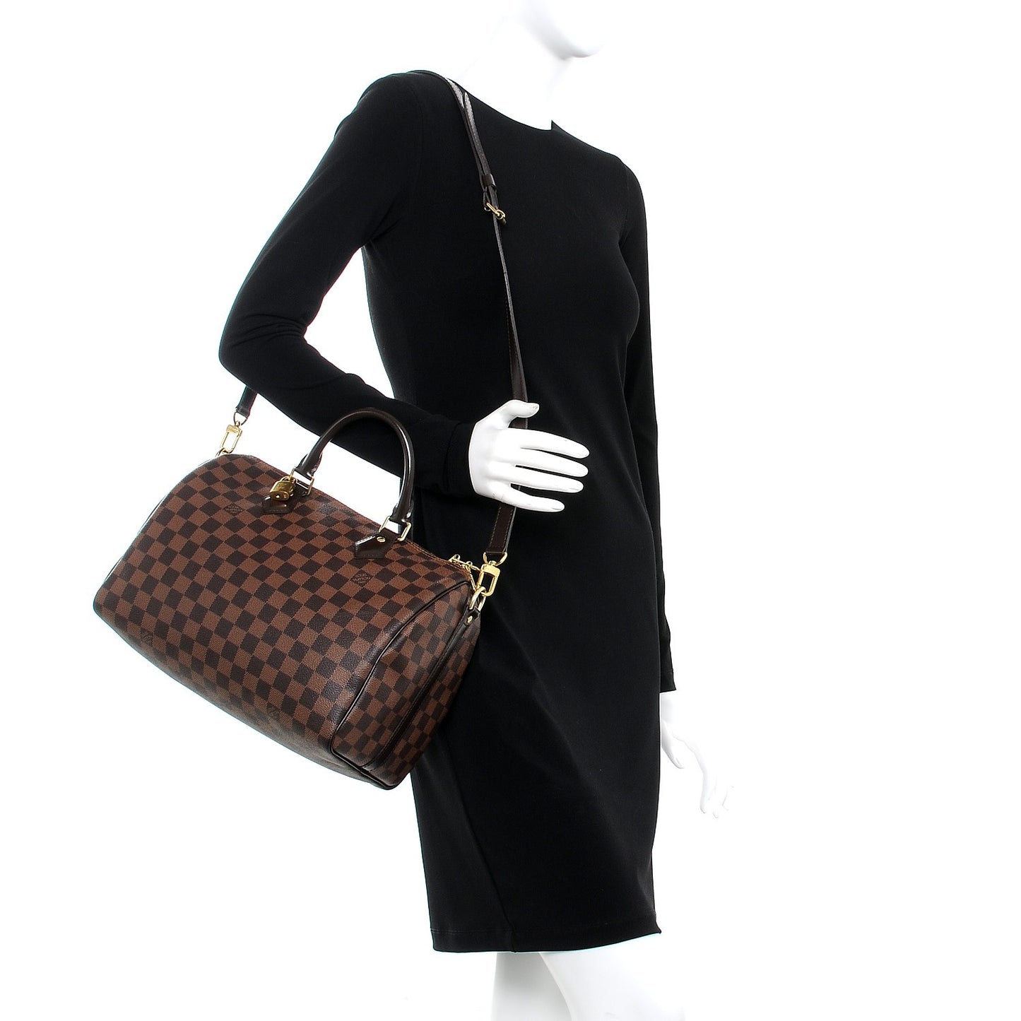 Damier Ebene Speedy Bandouliere 30