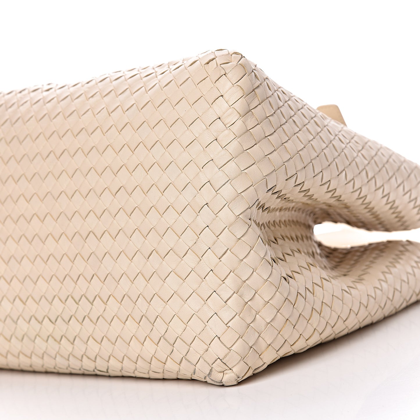Nappa Intrecciato Large Cesta Tote White