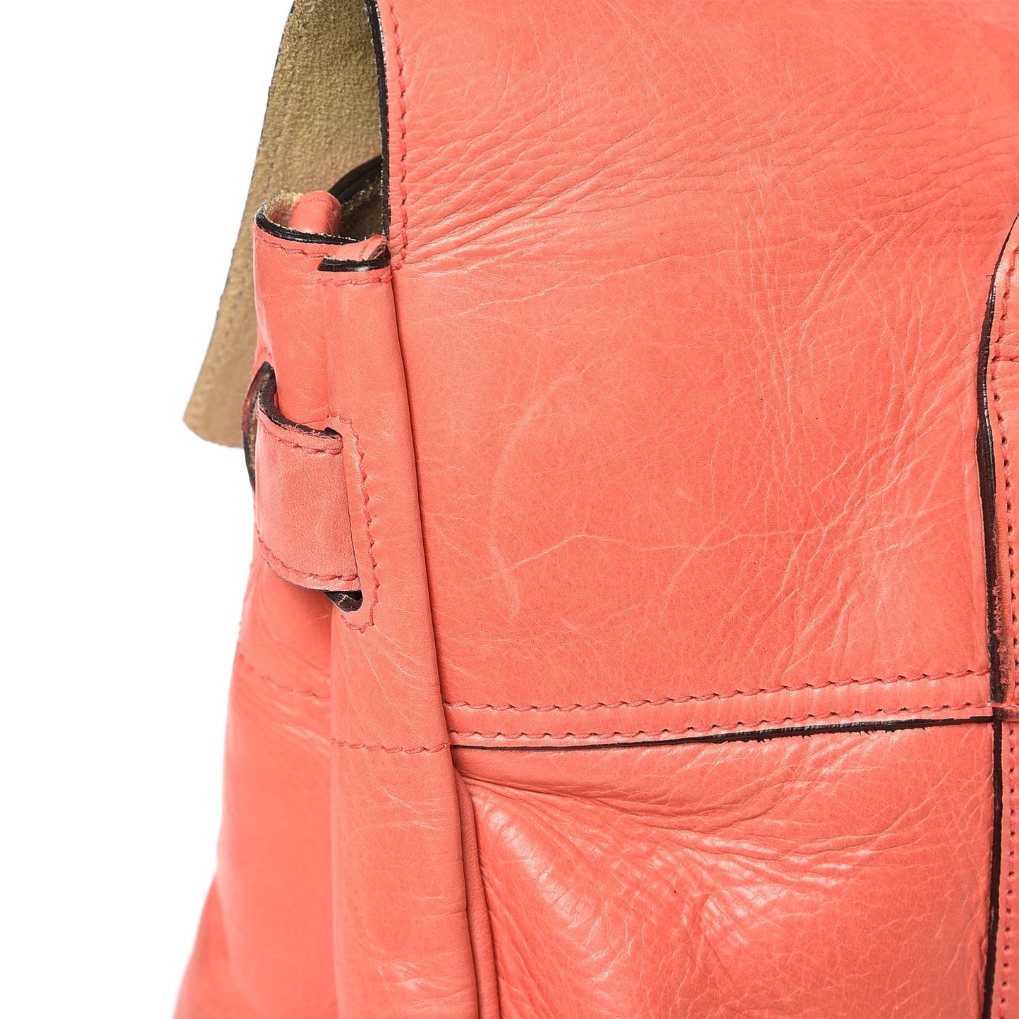 Natural Leather Bayswater Coral