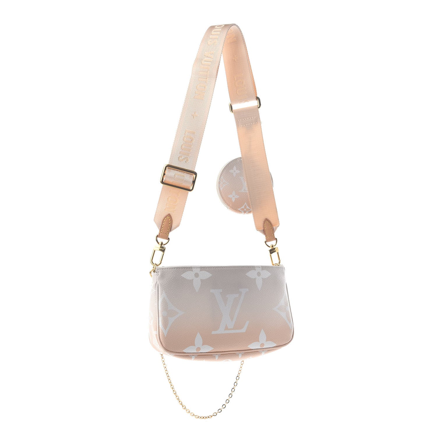 Louis Vuitton Monogram Giant By The Pool Multi Pochette Accessories Brume 3 of 11