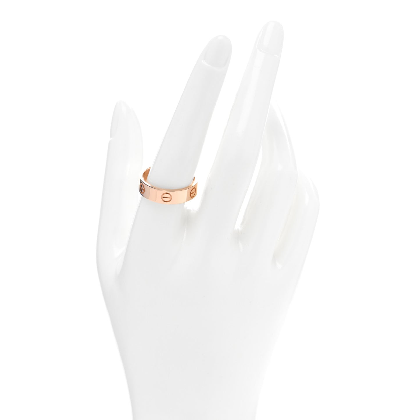 18K Pink Gold 5.5mm LOVE Ring 60 9